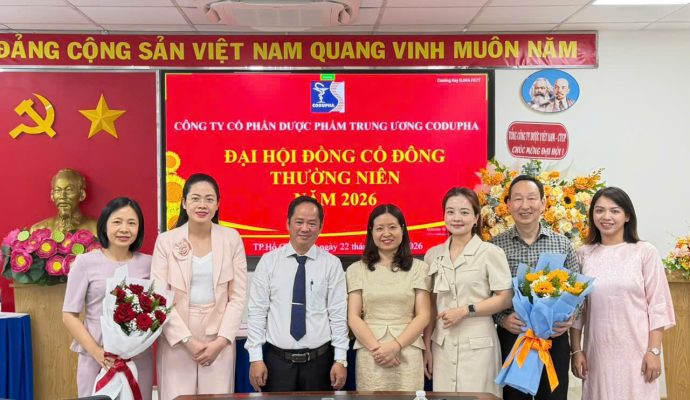 Đại hội cổ đông thường niên Công ty CPDP Trung Ương Codupha năm 2026