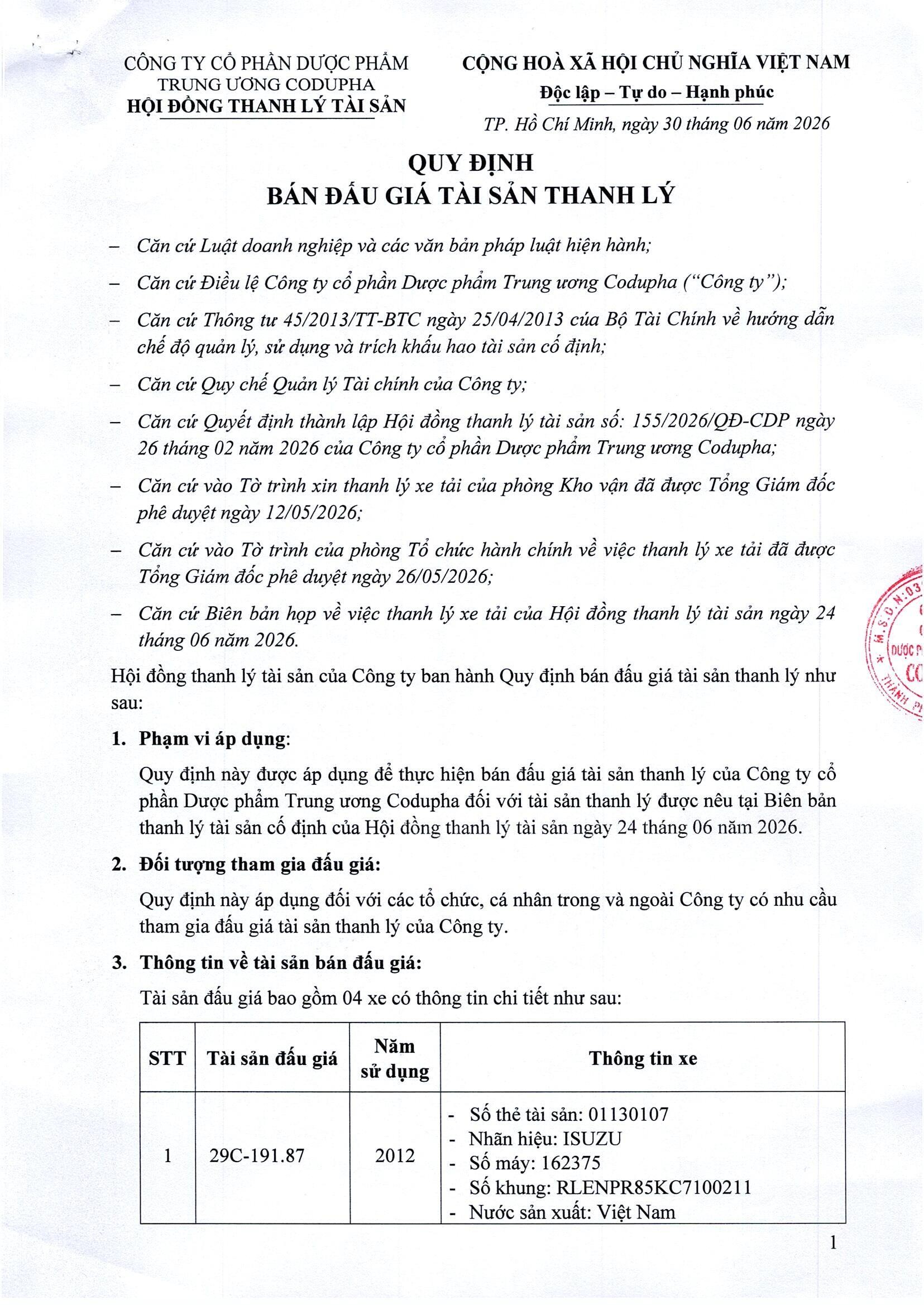 Quy định- Trang 1